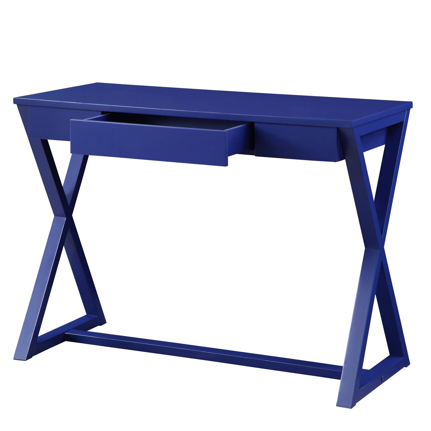 Twilight Blue Finish Writing Desk - 42" Synthetic Wood