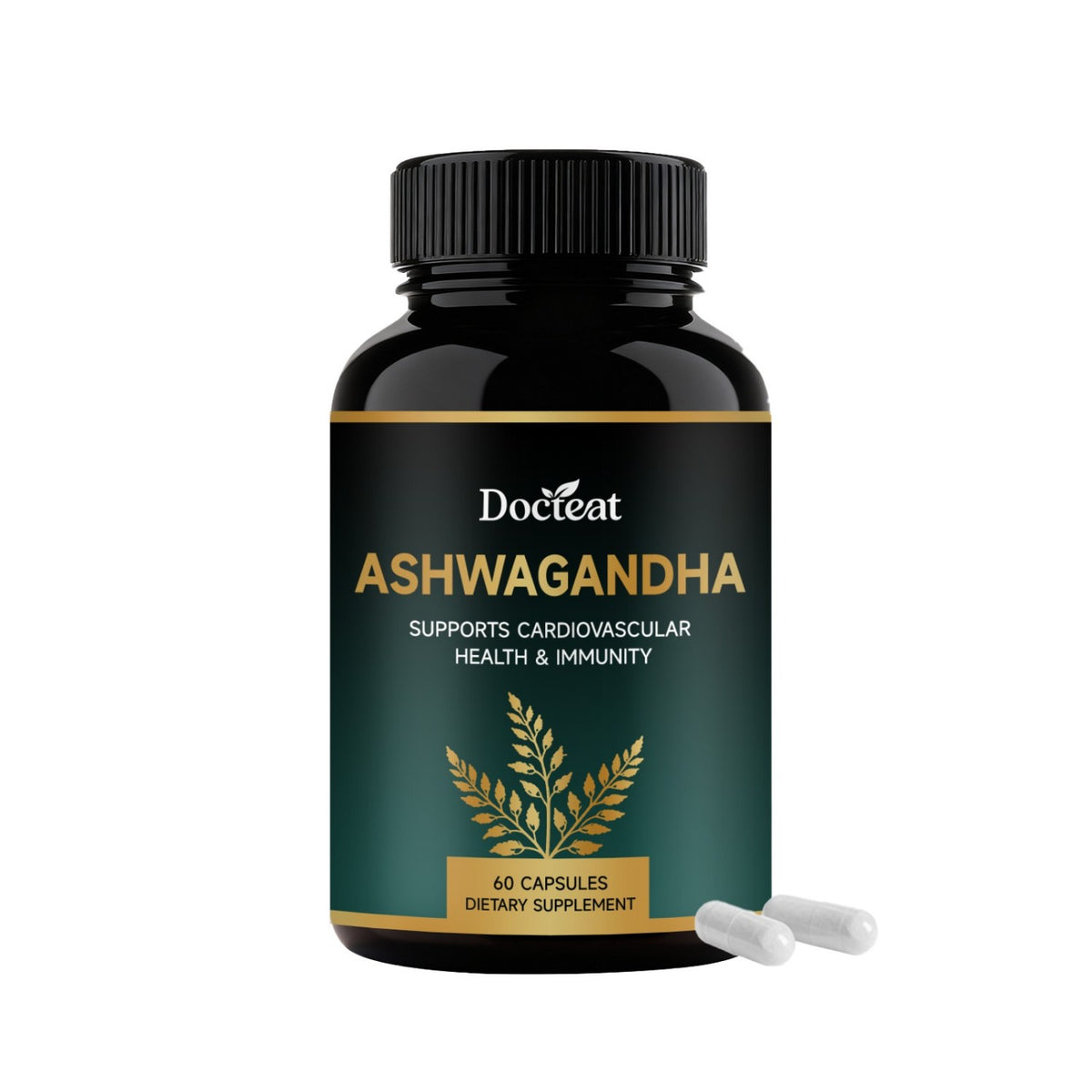 Withania Somnifera Root Extract Capsules - 60 Count