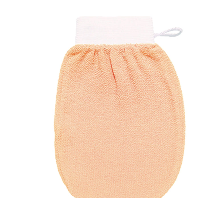 Exfoliating Shower Glove Set for Body Scrubbing and Tanning Prep - Reusable Loofah Mitts