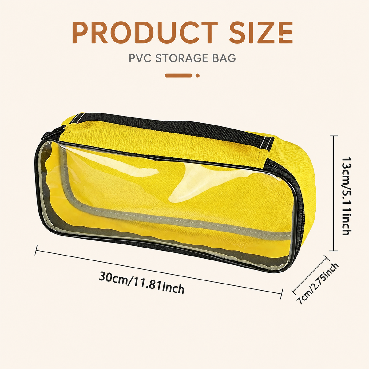 Waterproof Towel & Clothes Storage Bag for Swimming Gym Beach Travel - Yellow