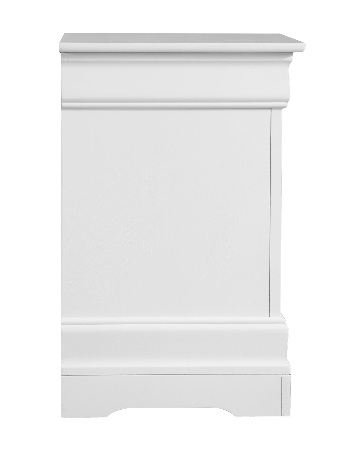 Louis Phillipe White Traditional Nightstand