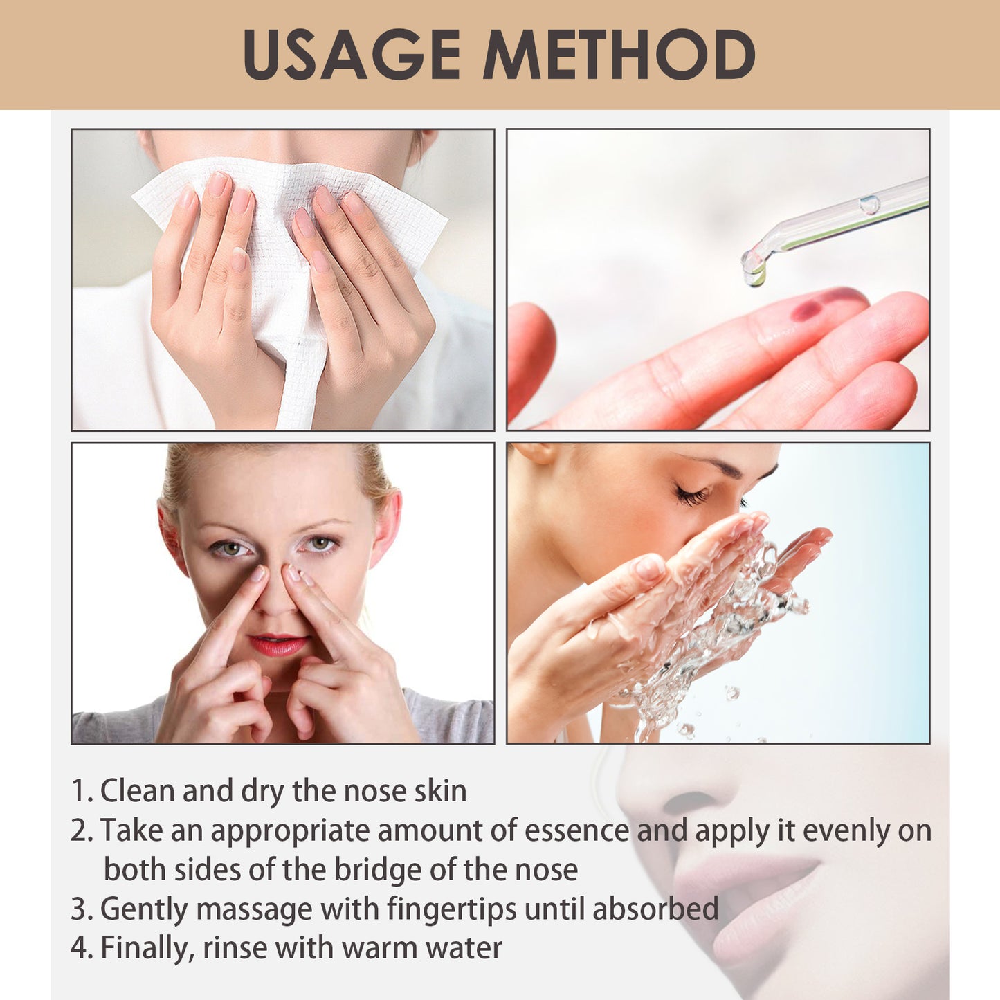 Nose Shaping Serum - Collagen Firming & Lifting Massage Treatment, 30ml