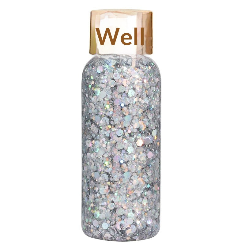 Glitter Liquid Eyeshadow - Dazzling Sparkle, Glue-Free Gel, 30ml