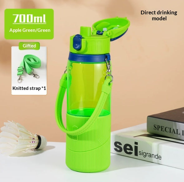 High Temperature Resistant Tritan Sports Water Bottle with Spout, 500ml & 700ml