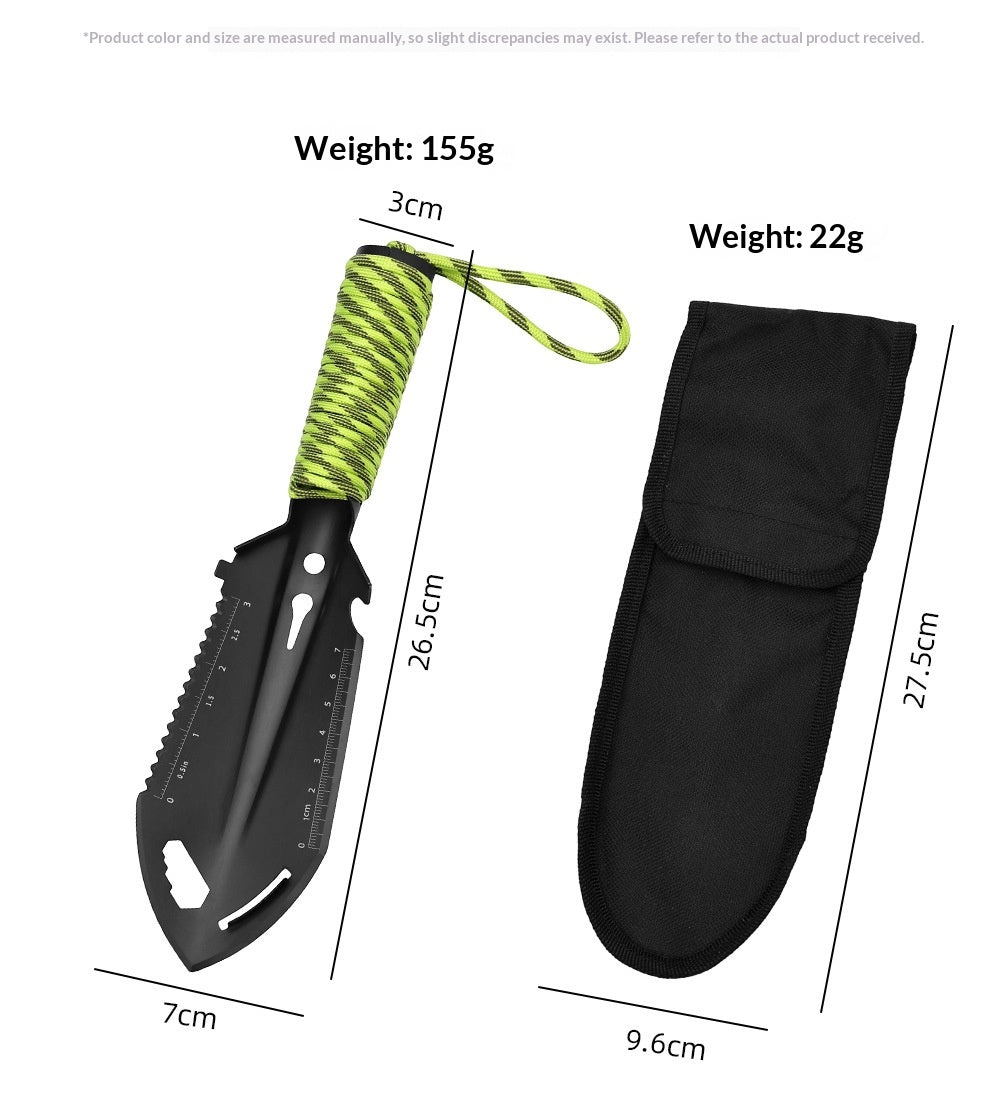 Multi-Functional Portable Gardening & Outdoor Self-Defense Shovel