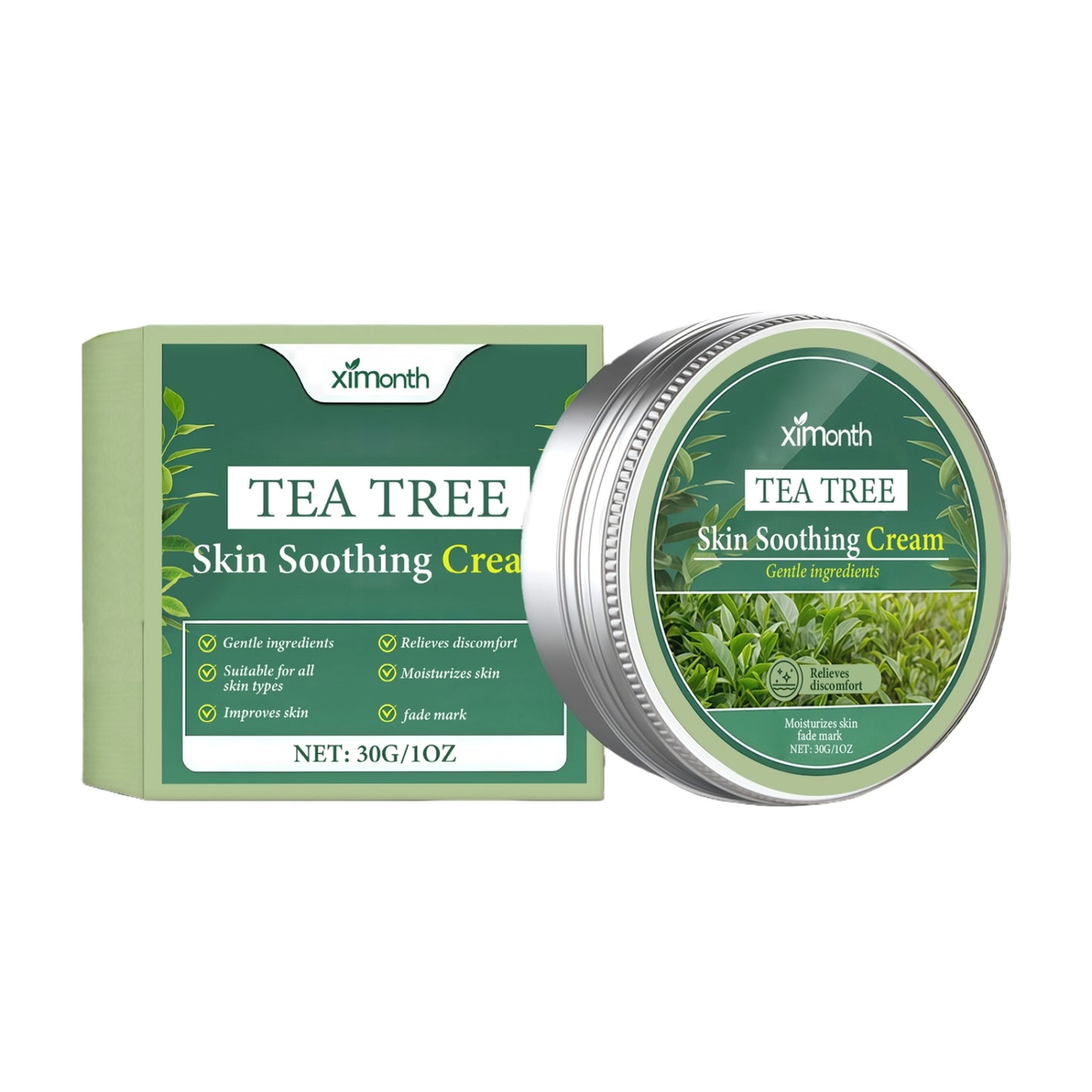 Skin Soothing Cream - 30g Face Skin Care for Sensitive Skin