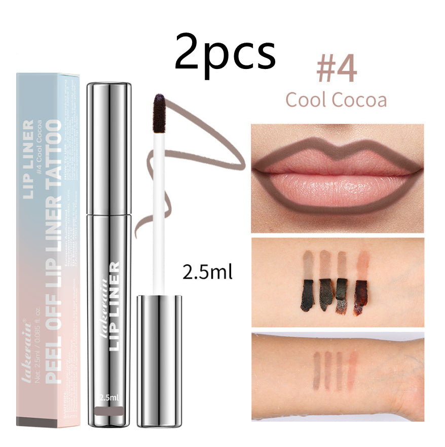 Matte Finish Lip Liner Stain - Long-Lasting Waterproof Lip Color