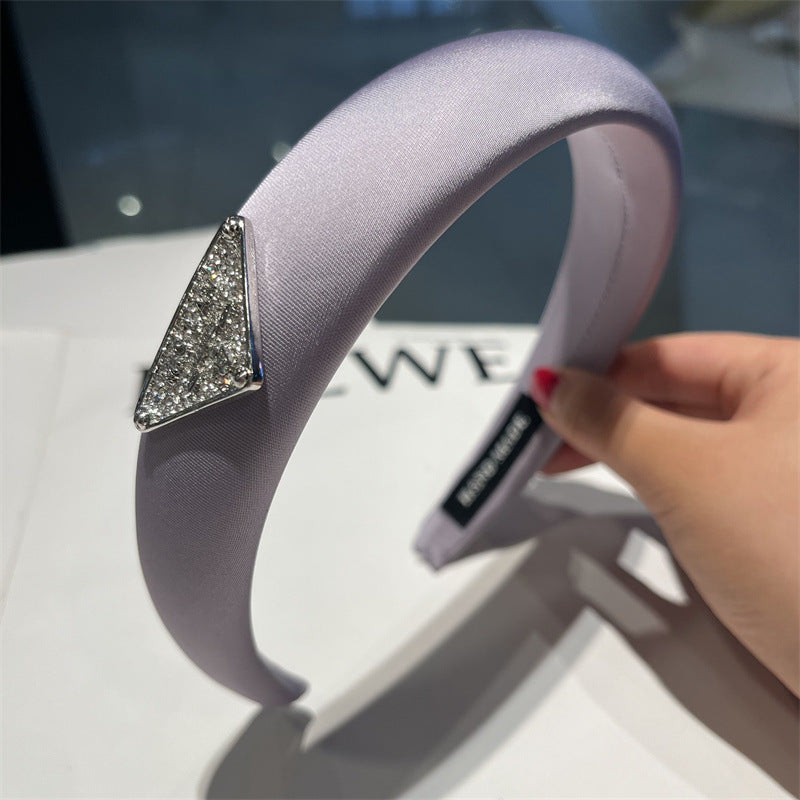 Ice Silk Geometric Headband Hairpin
