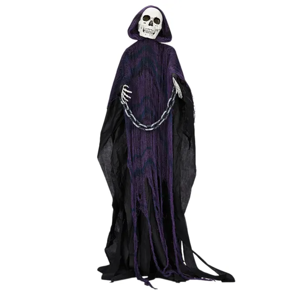 6ft Halloween Grim Reaper Animatronic Decoration - Sound Activated