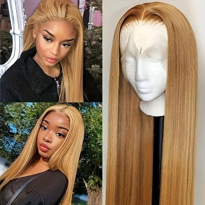 Lace Headband with Real Straight Human Hair Extensions - Multiple Lengths & Densities