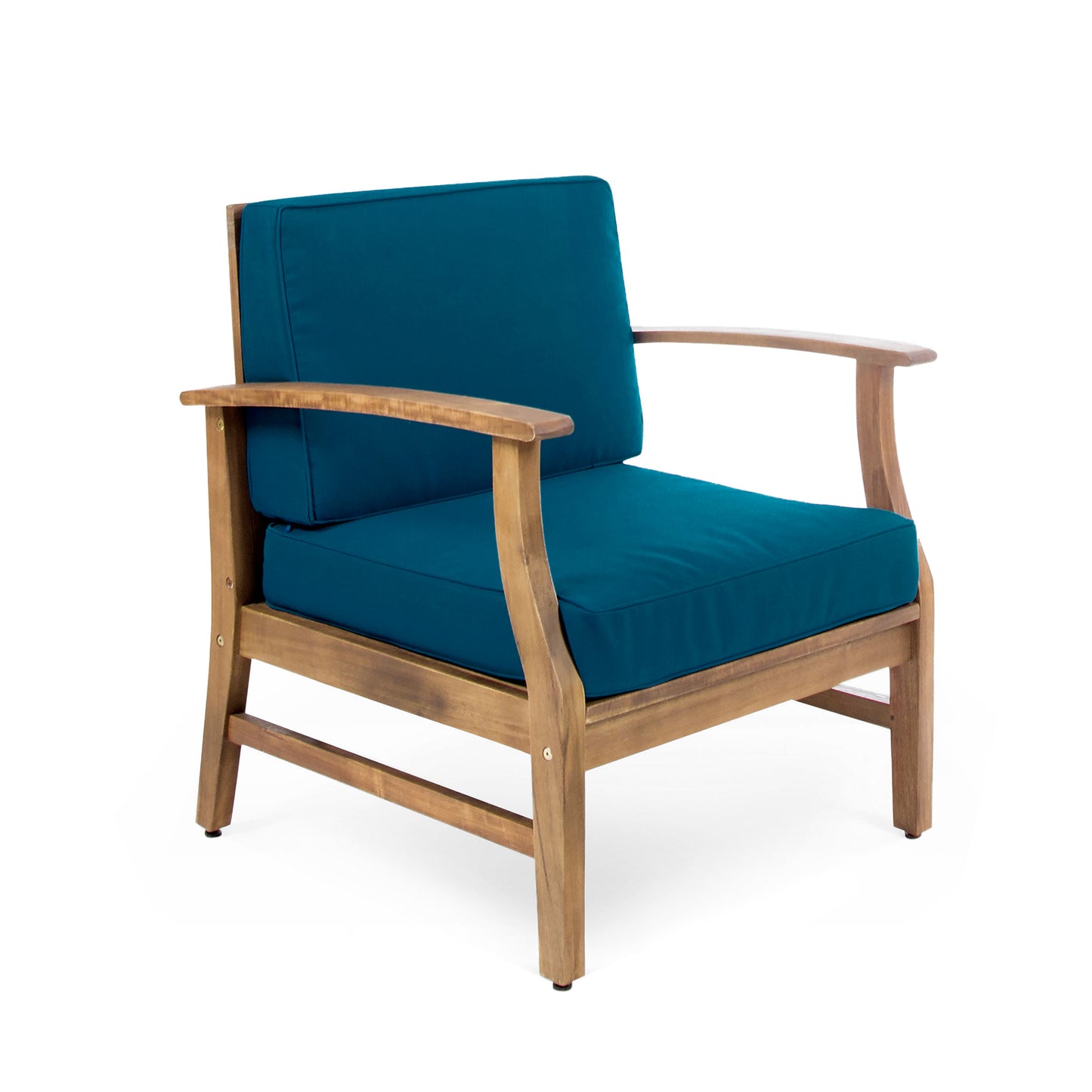 Perla Club Chairs Set of 2 - Blue Acacia Wood