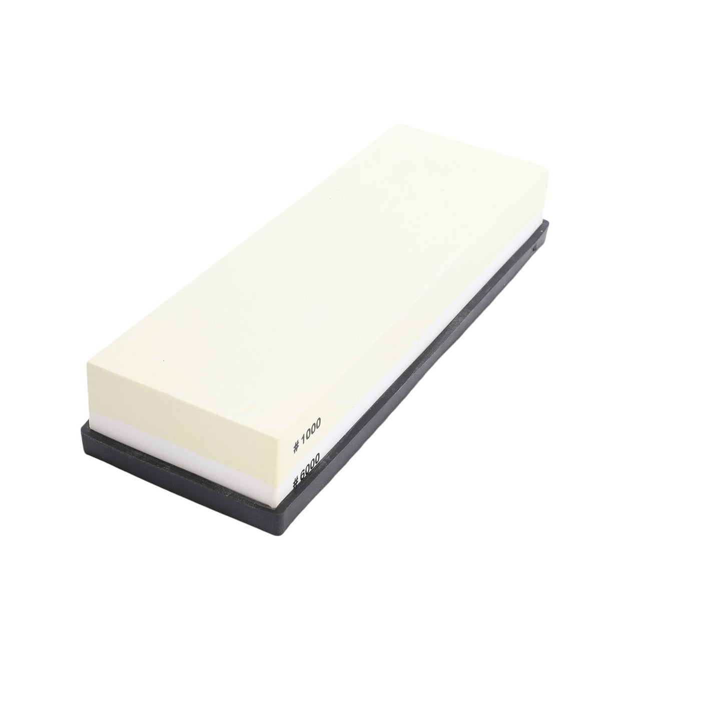 Dual Sided Sharpening Stone 6000 Grit Wet Stone with Anti Slip Base for Kitchen & Woodworking