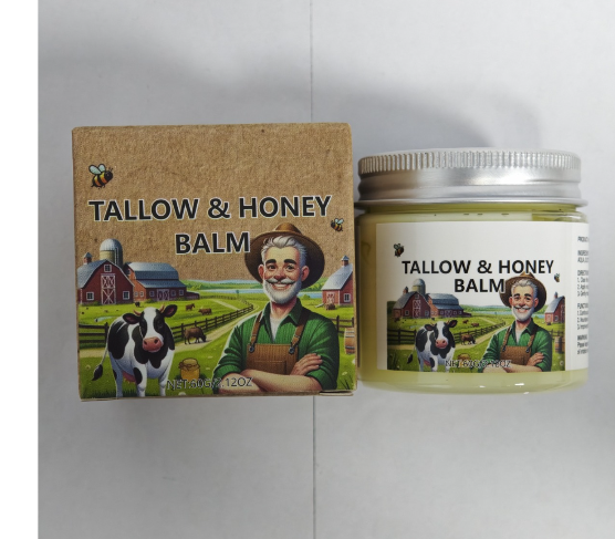 Tallow & Honey Moisturizing Face Balm, 60g