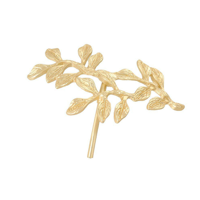 Leaf Shape Ponytail Clip Hairpin for Women Personalized Hair Accessory