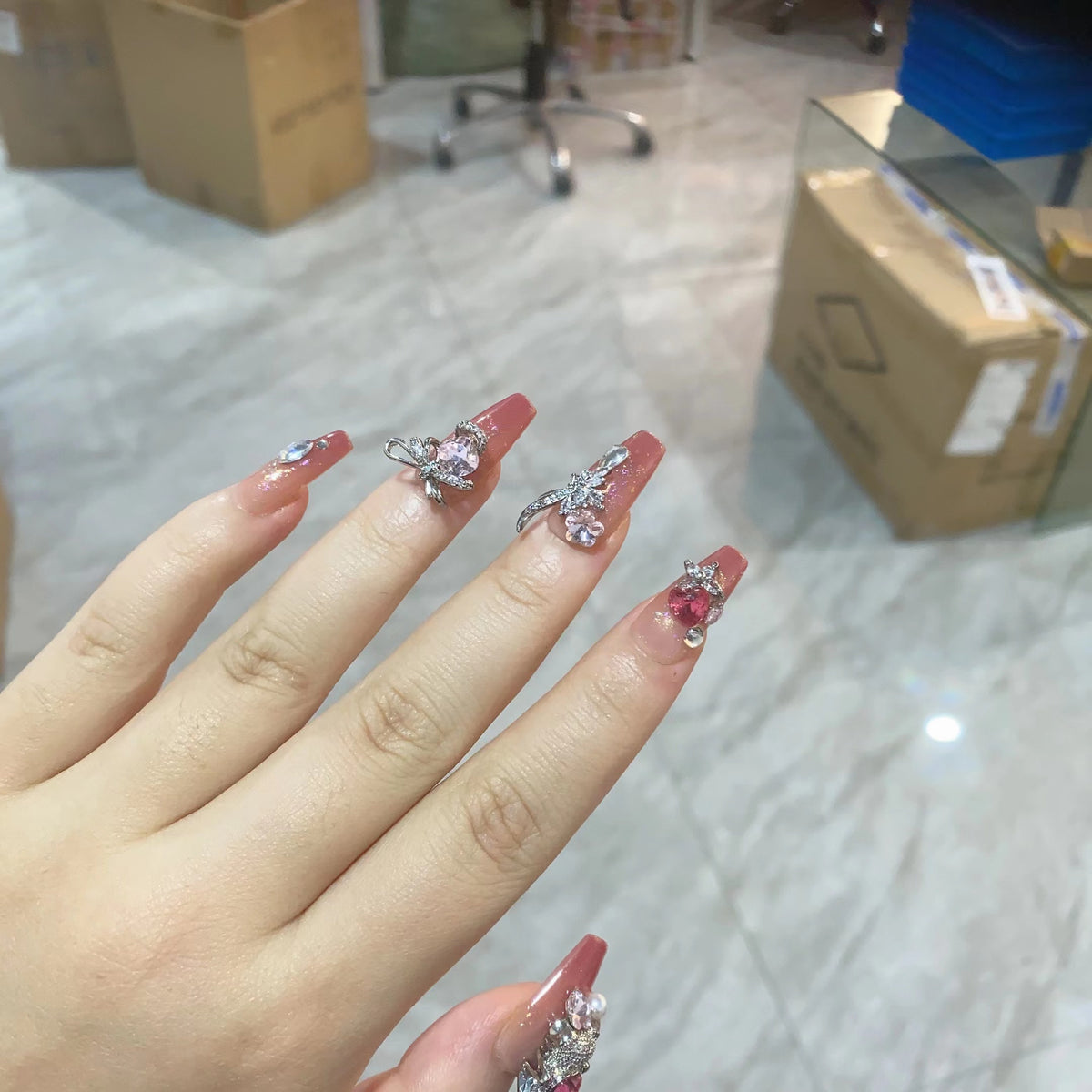 Nail Patches with Glue - Multiple Sizes
