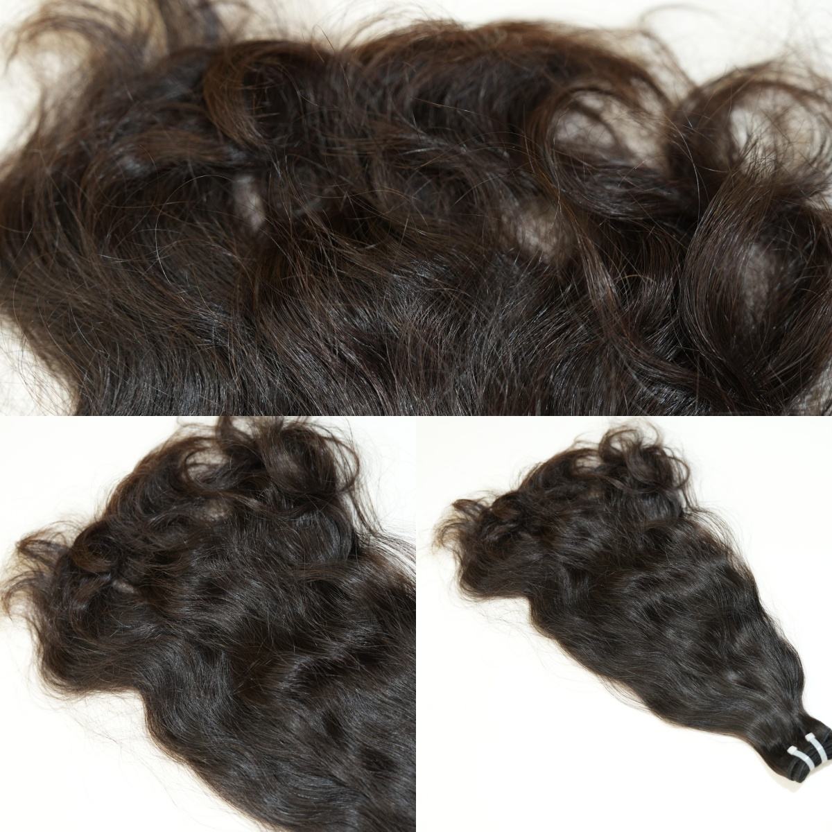 Virgin Human Hair Weave Bundles - Double Weft Natural Hair Extensions