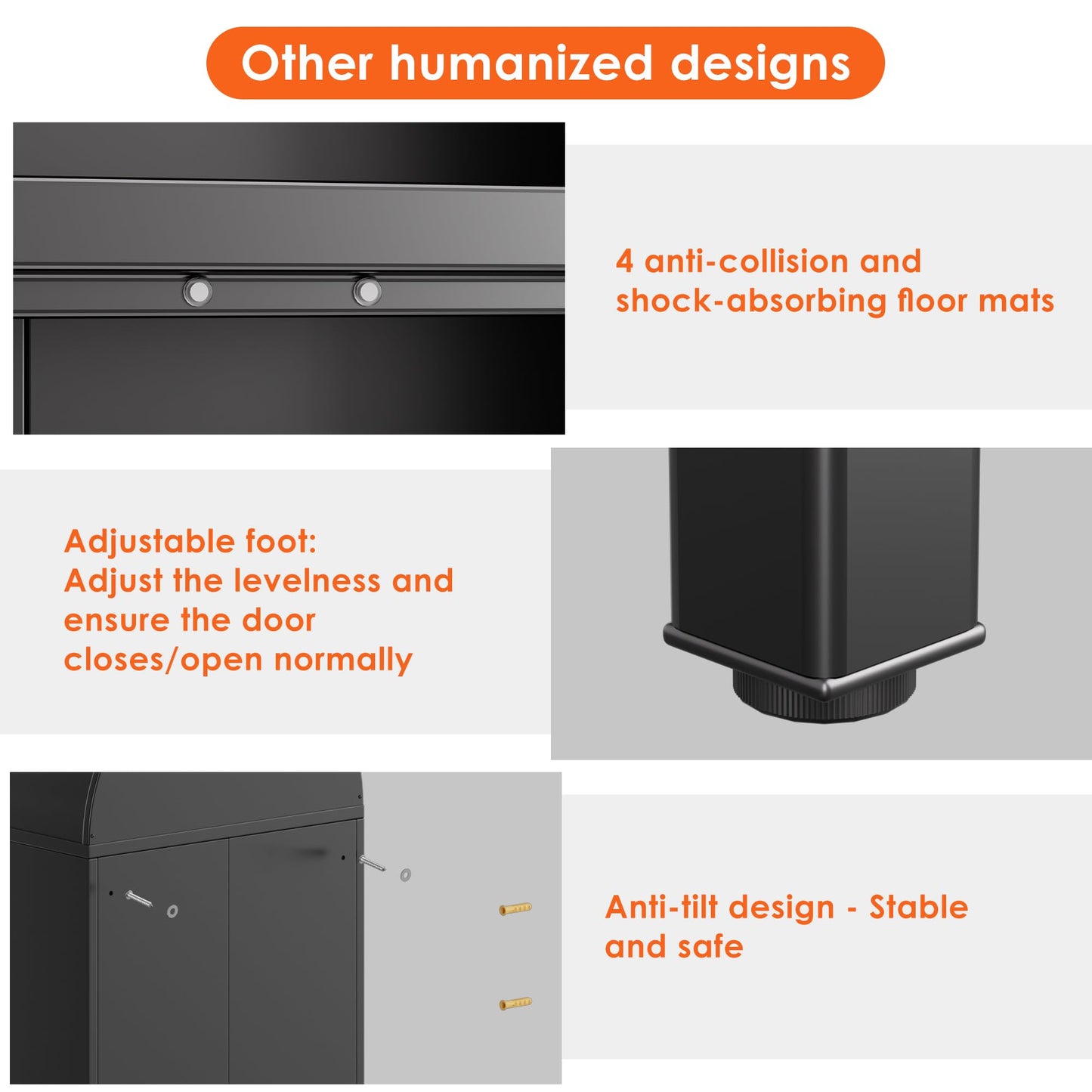 Black Metal Arched Bookcase Cabinet with LED Lights