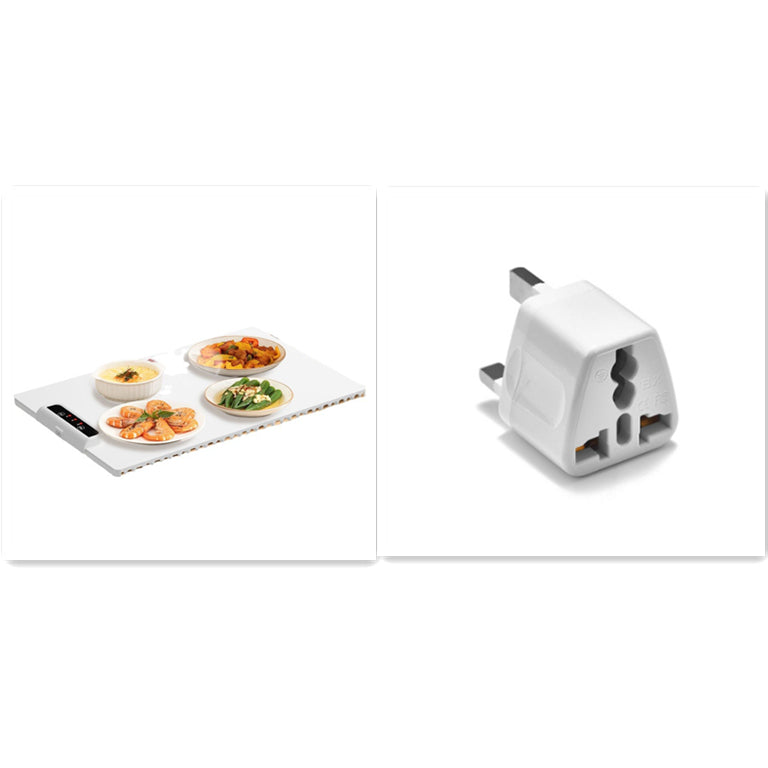 Foldable Square Meal Dish Warmer Plate with Insulation for Kitchen