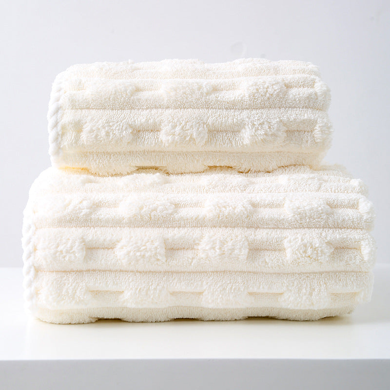 Oversized Face Towel Coral Velvet Thickened & Soft Home Textiles