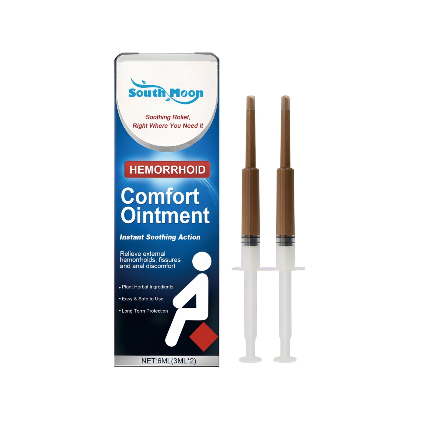 Perianal Antibacterial Soothing Gel for Hemorrhoid Relief - 4g