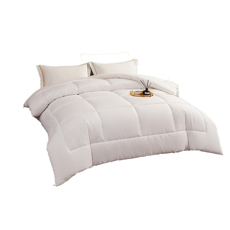 White Four-Season Hotel Comforter Duvet Insert - 200x230cm, 2kg, Machine Washable
