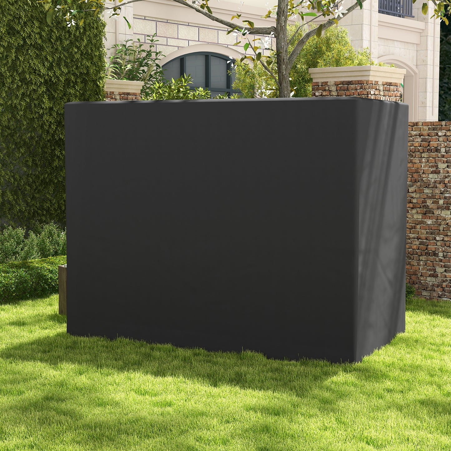 Outdoor Swing Chair Cover for 3-Seater - Waterproof Dark Gray