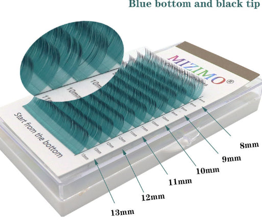 False Eyelashes Set - 8-15mm Colorful Mixed Styles for Dramatic Eye Makeup