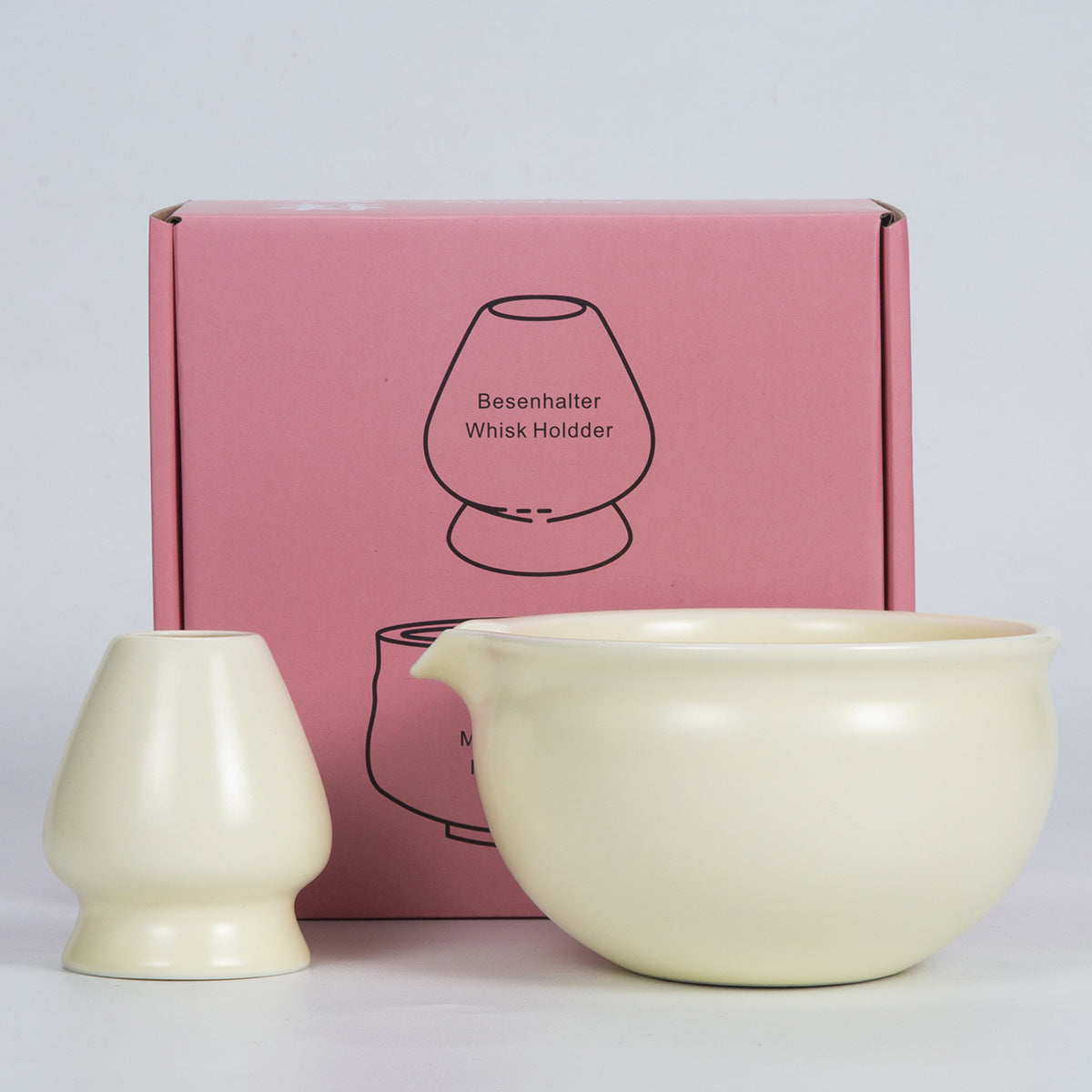 Japanese Matcha Ceramic Bowl - Traditional Tea Drinking Bowl for Kitchen