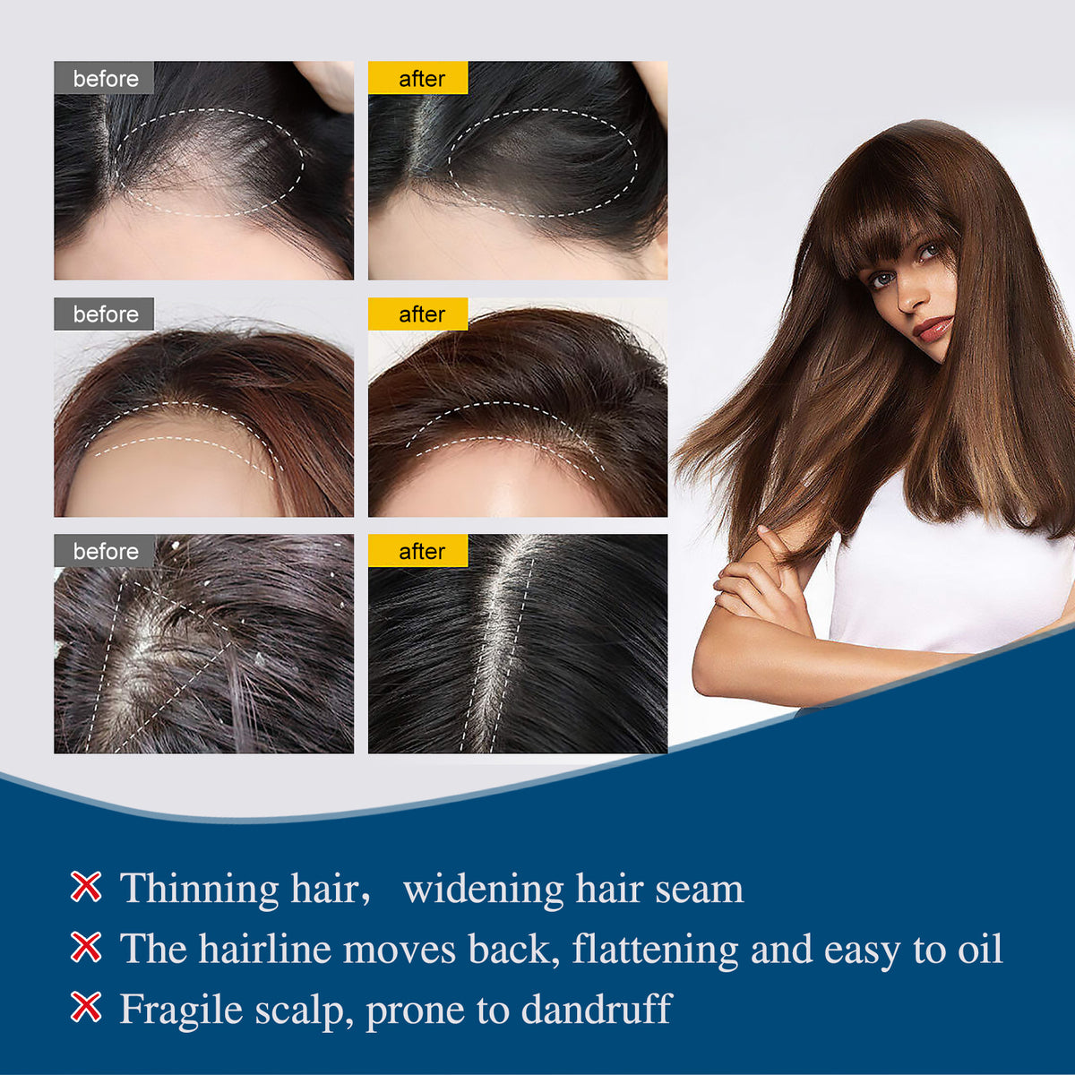 Long Hair Ampoule Moisturizing Lotion
