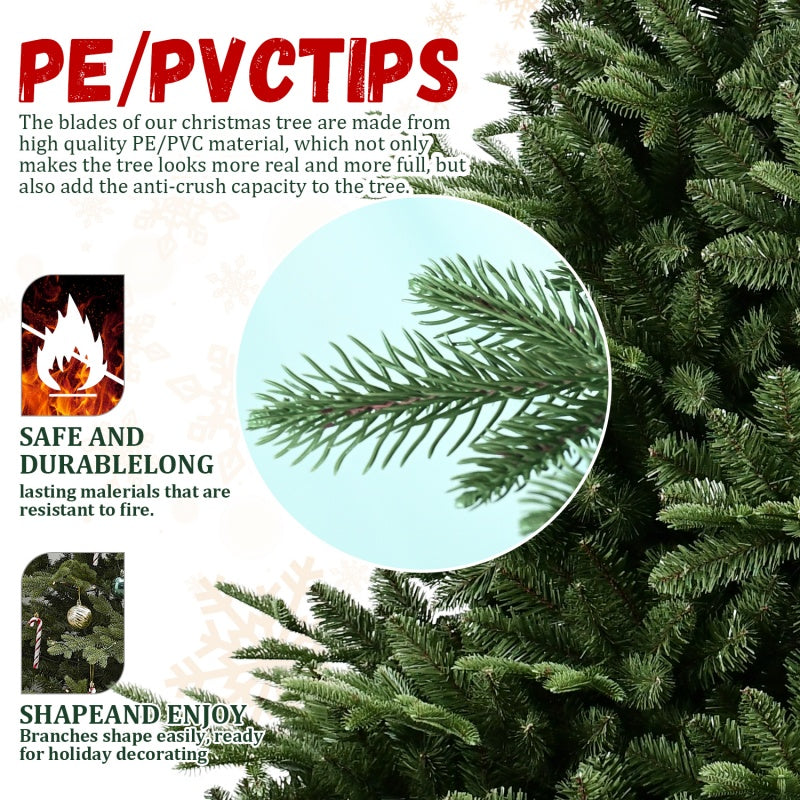 Artificial Christmas Tree - PE/PVC Mixed Material, Multiple Heights