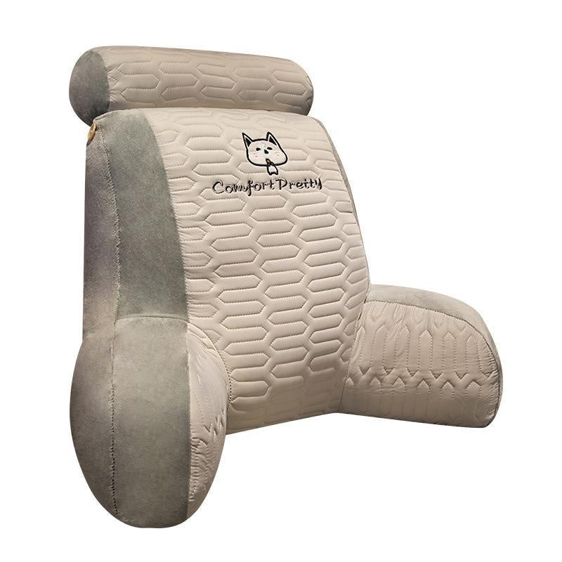 Cartoon Ice Silk Latex Lumbar Support Pillow for Home & Garden