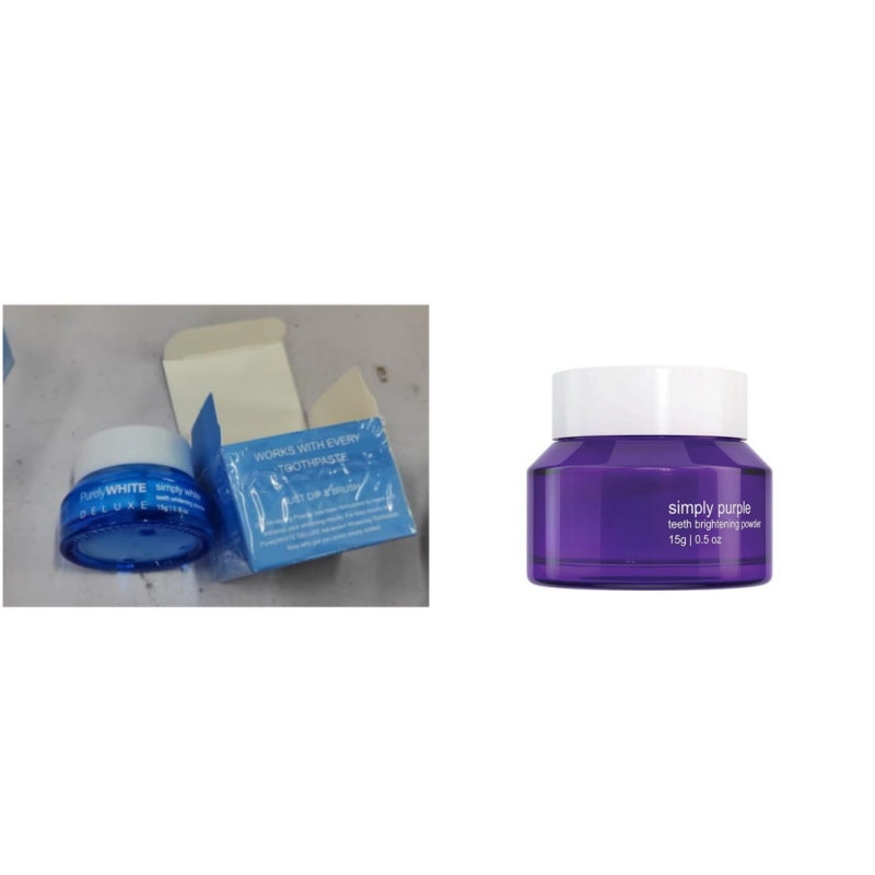 Purple Whitening Tooth Powder Toothpowder Clean Odor