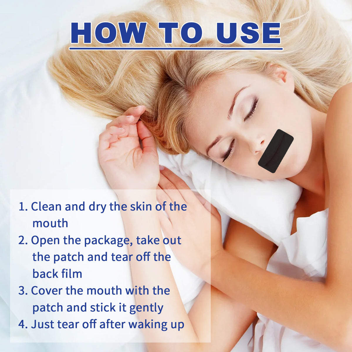 Snoring Relief Nasal Patches - 30 Pieces