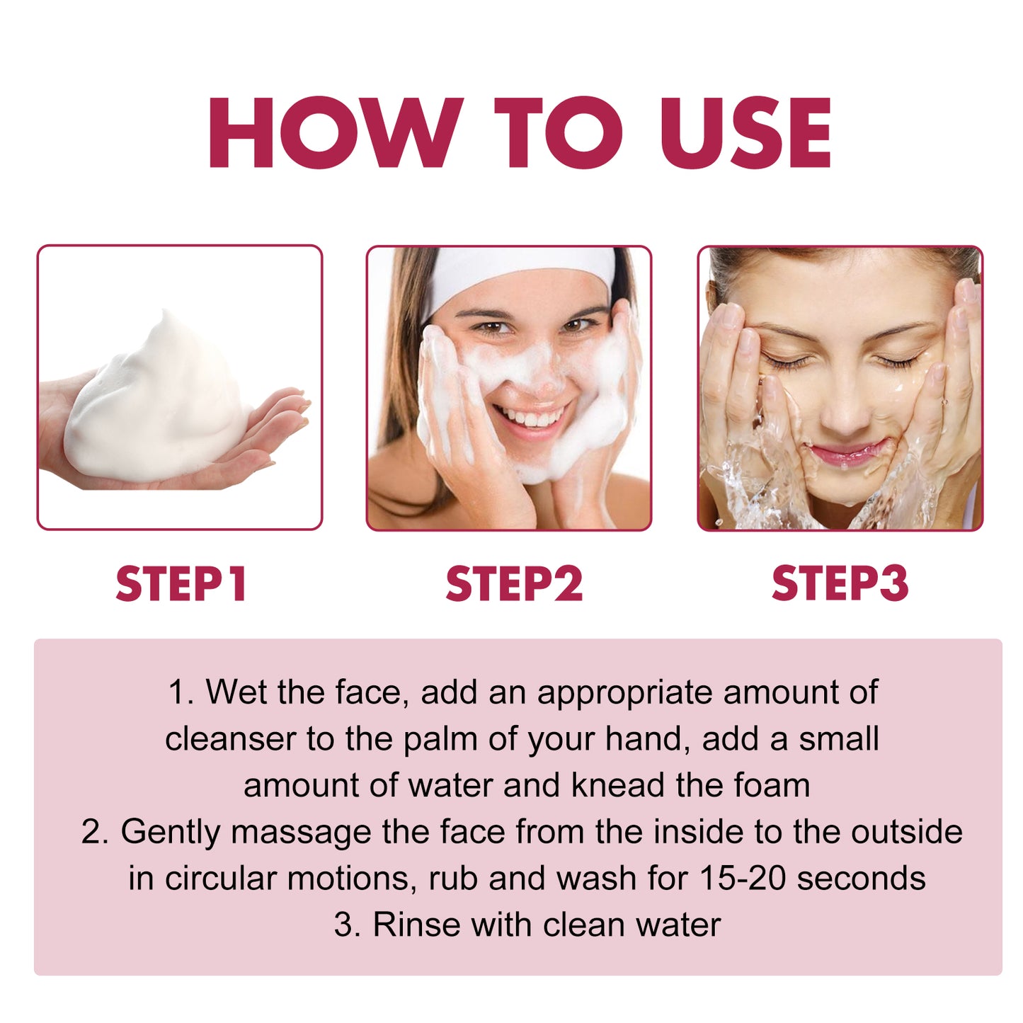 Amino Acid Facial Cleanser - Hydrating & Pore Cleansing Face Wash