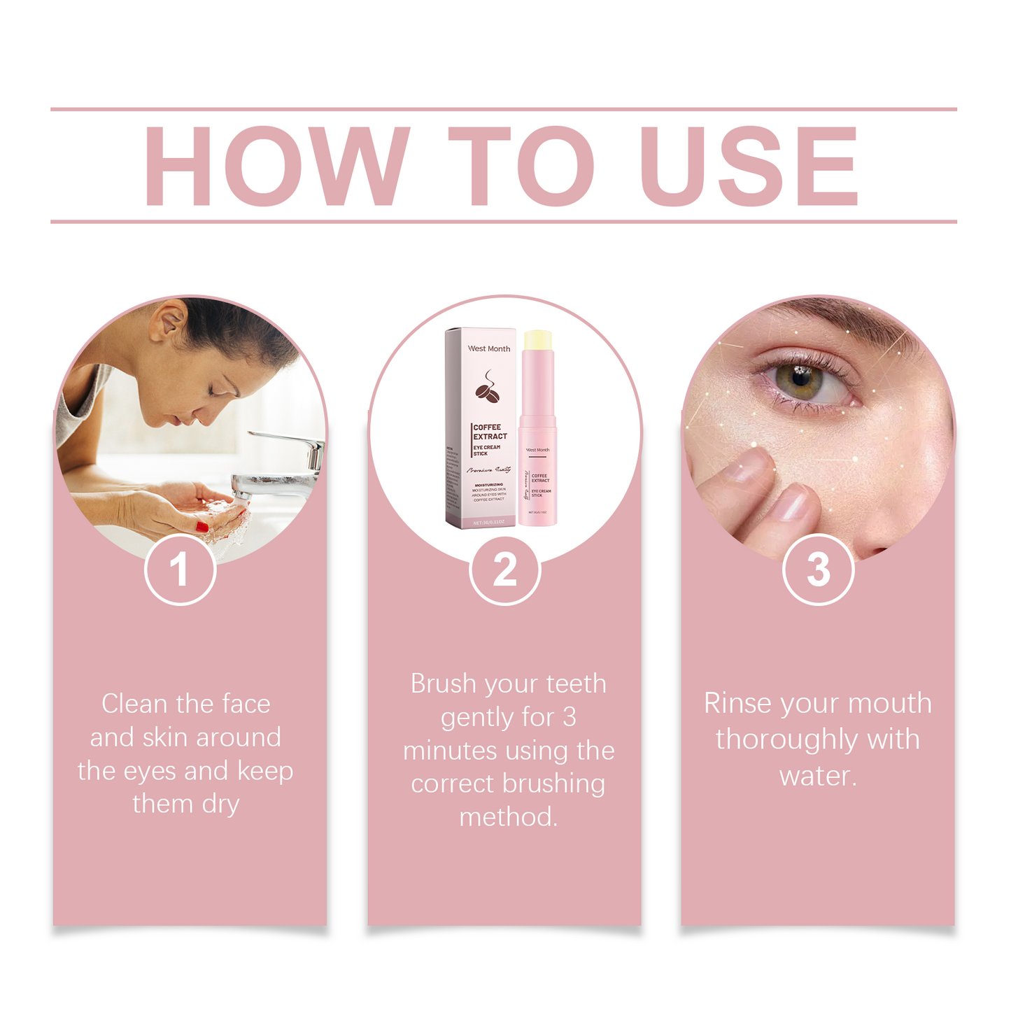 Caffeine Eye Cream Bar - Moisturizing Firming & Brightening Eye Care