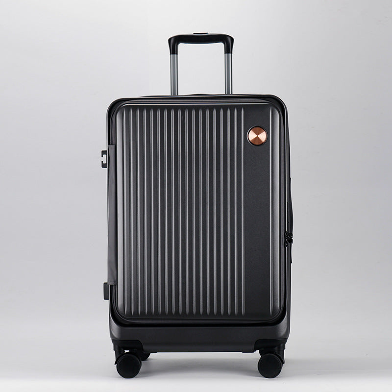 Drop-Resistant 20-Inch Spinner Luggage with Waterproof & Expansion Features