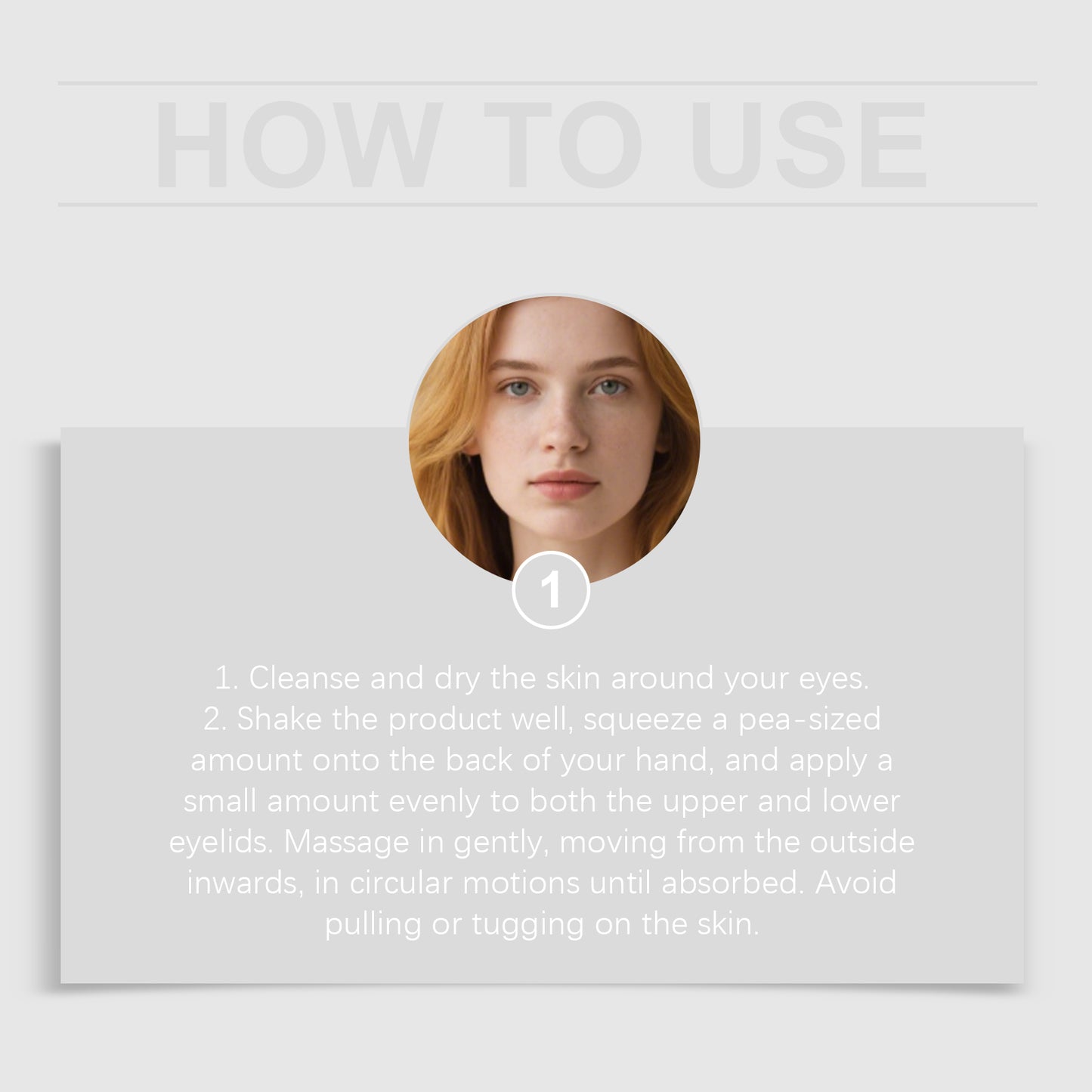 Moisturizing Eye Cream for Dark Circles and Fine Lines - Daily Eye Care
