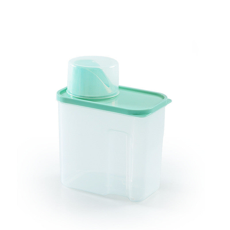 Square Plastic Storage Bin with Lid - Multi-Size & Color Options