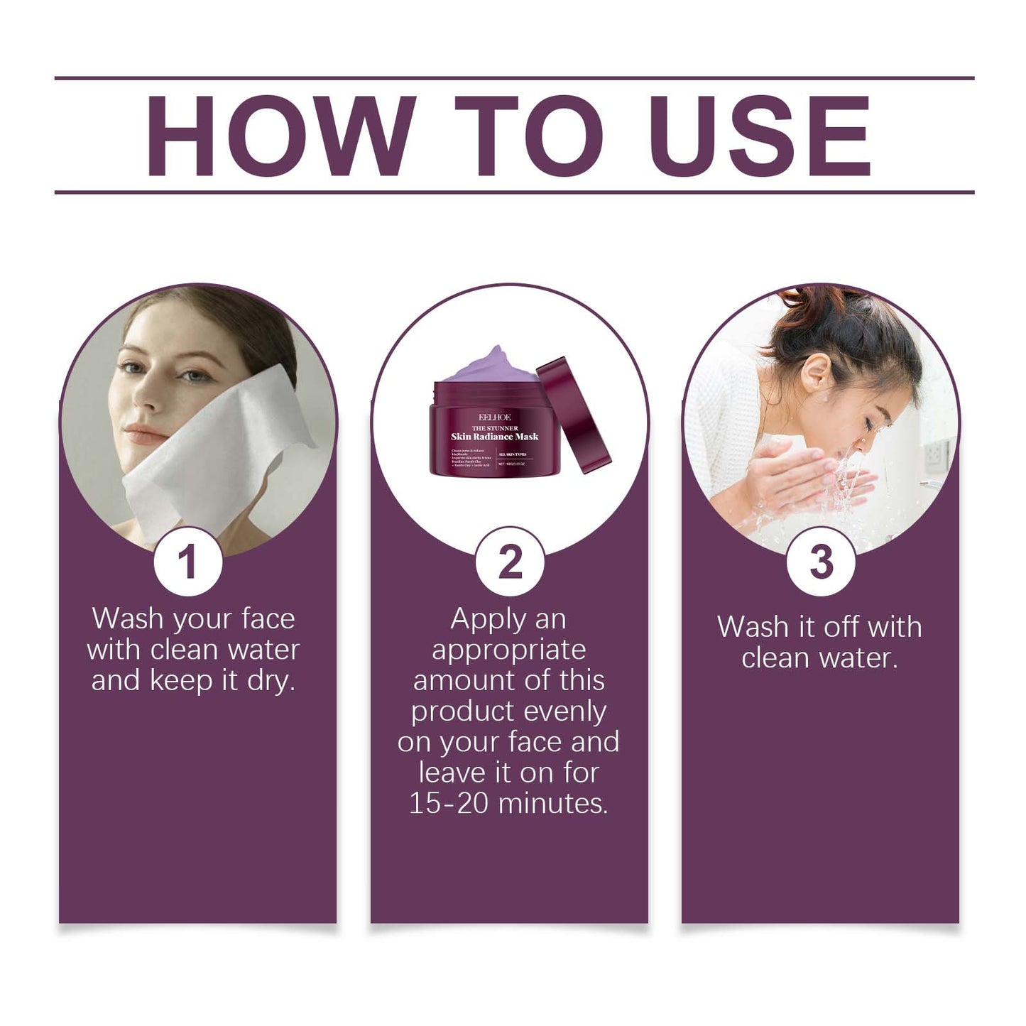 Brightening Facial Mask with Lactic Acid and Vitamin E - Pore Refining