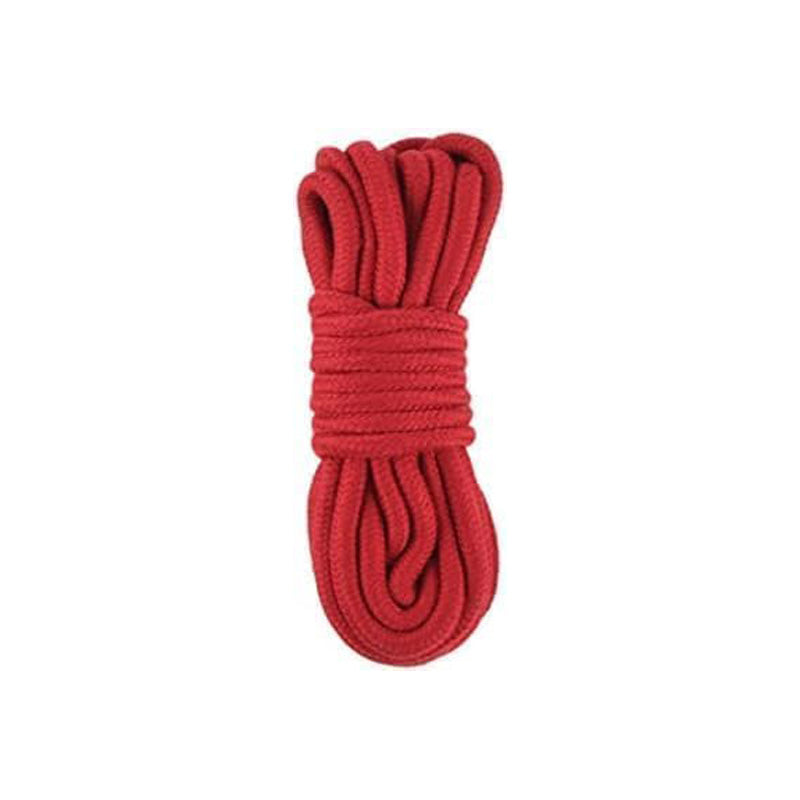 7-Piece BDSM Handcuff and Clip Set - Red