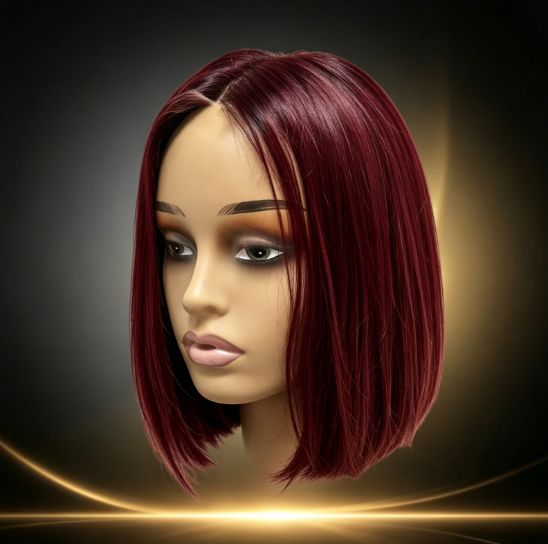 Human Hair Wig Full Head Set 28 Inch Short Wavy Curly Straight Women’s Wig