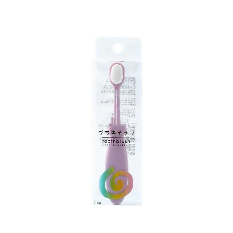 Children's Soft Hair Toothbrush Set - Colorful Gentle Hair Comb for Kids