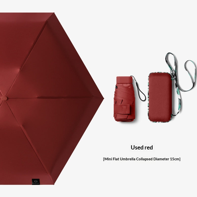 UV-Protective Dual-Purpose Sun and Rain Umbrella - Multiple Colors