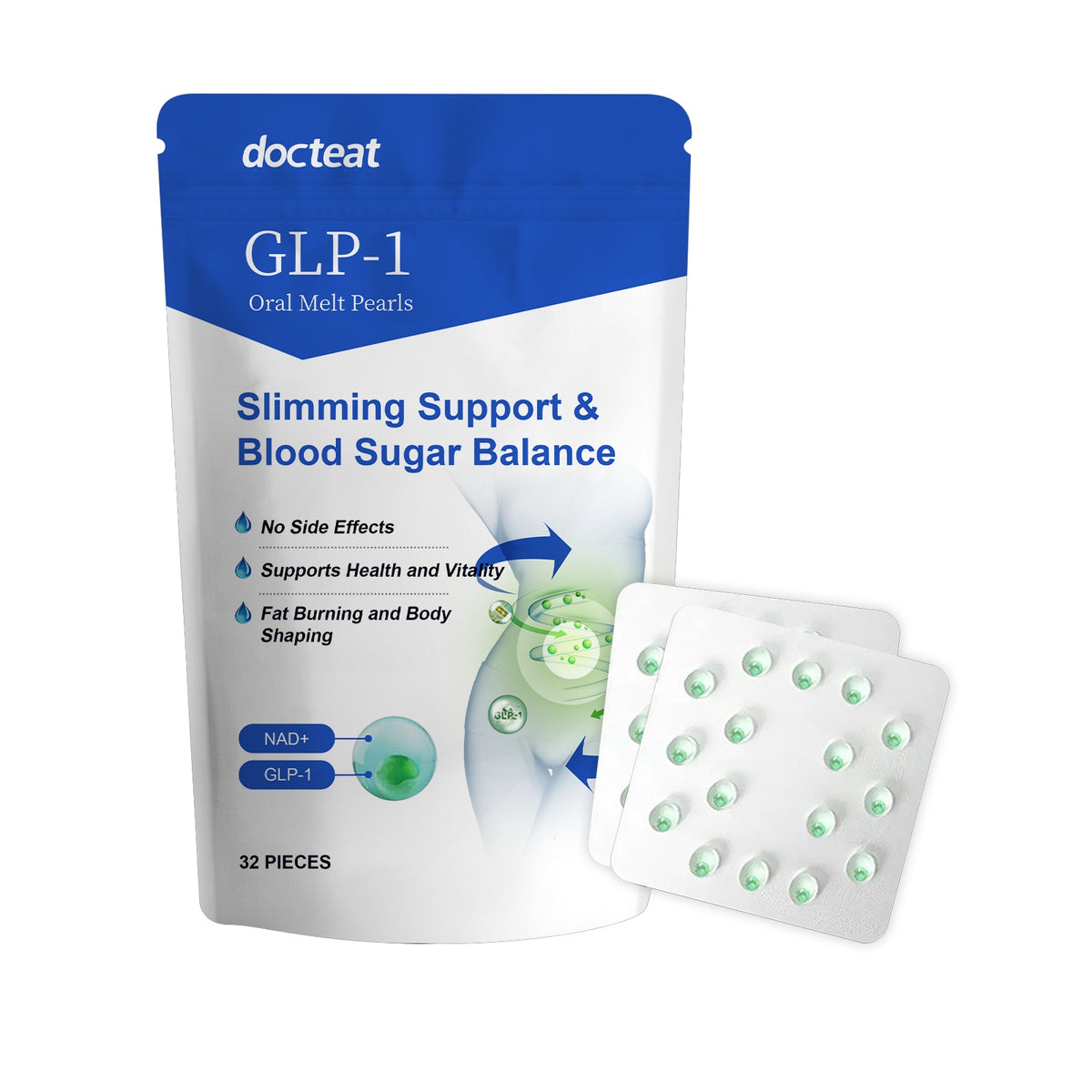 Probiotic Bursting Bead Capsules - 32 Pieces