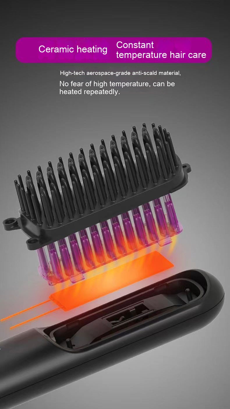 Wireless Mini Hair Straightener 35W Portable Cordless Styling Tool