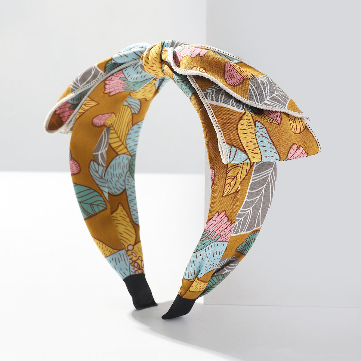 Floral Hair Bow - Pastoral Print Design