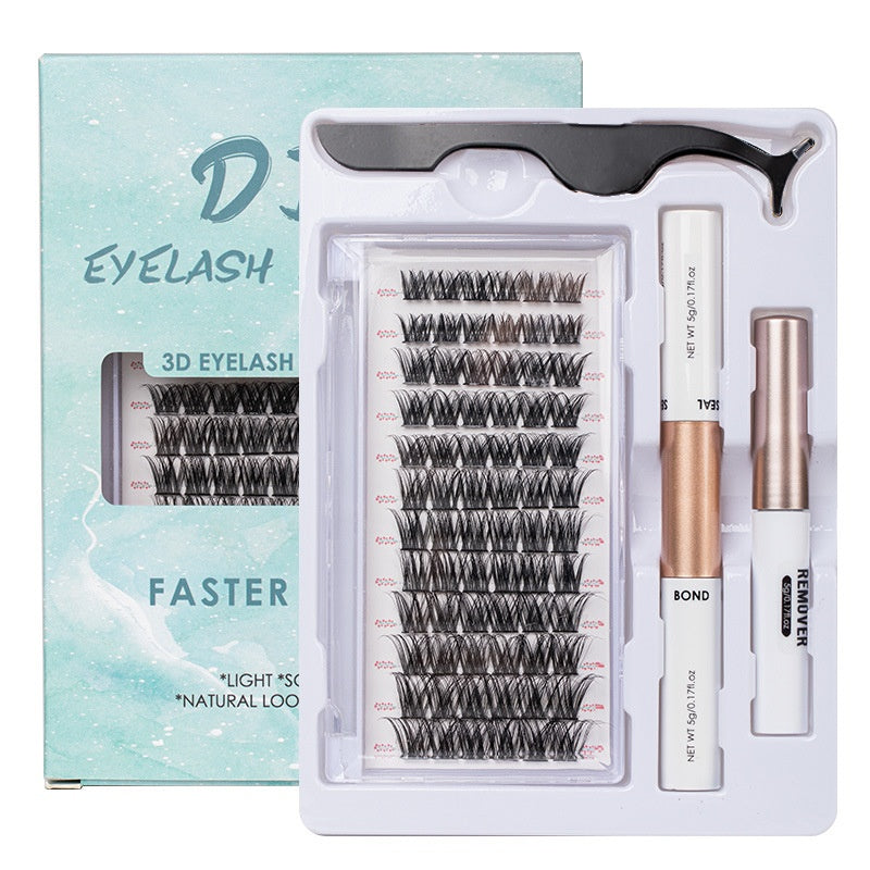 Self-Grafting Single Cluster False Eyelash Set - Multiple Variants for Makeup