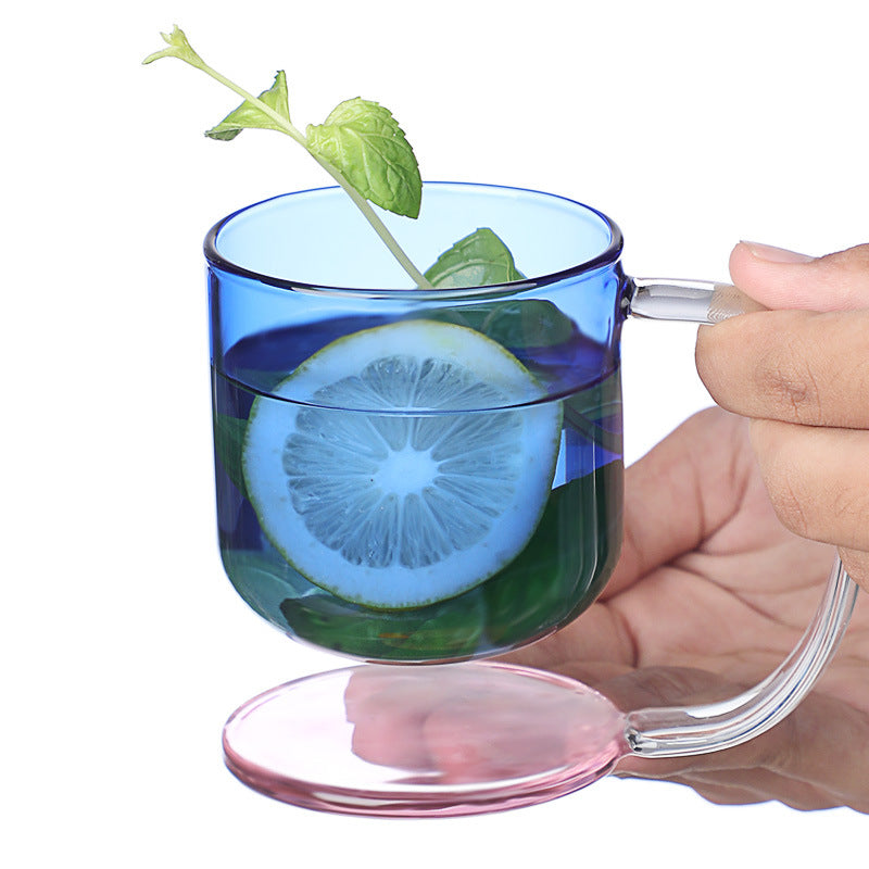 High Borosilicate Creative Floating Glass Mug - Heat-Resistant Drinkware