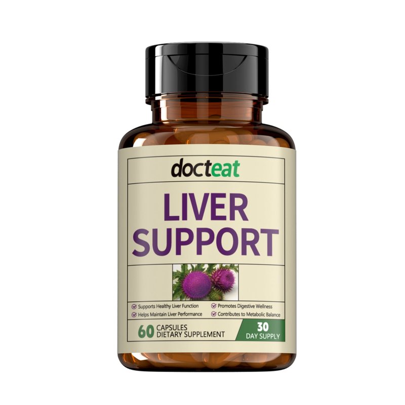 Milk Thistle Liver Support Capsules - 60 Count