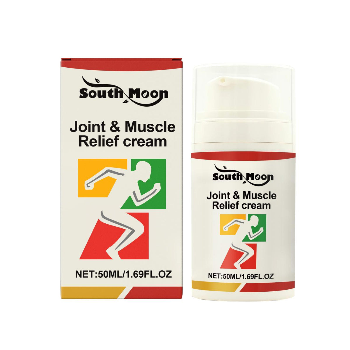 Muscle Relief Cream for Joint Pain 50g - Peppermint, Menthol & Ginseng